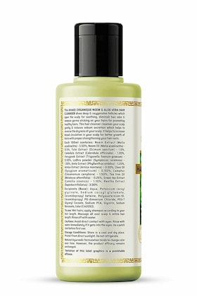 Khadi Organique Natural Shampoo Aloe Vera 210ml